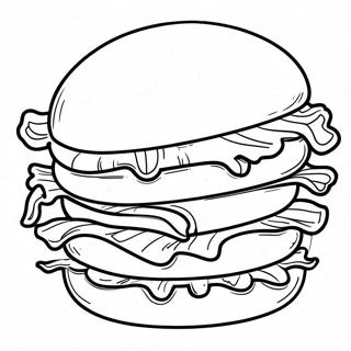 Whataburger-logo värityskuva | Whataburger värityssivu