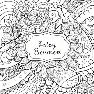 Bullet Journal inspiroiva lainaus värityssivu | Bullet Journal värityssivu