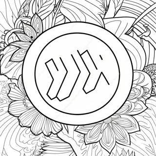 Deftones-yhtyeen logo värityssivu | Deftones värityssivu