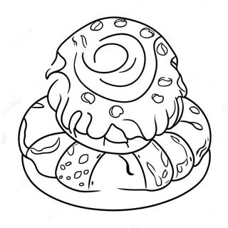 Pan Dulce värityssivu | Makea leipä värityssivu