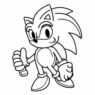 FNF Sonic -värityssivu | FNF Sonic värityssivu