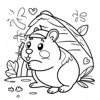Hamsteri ja Gretel Värityskuvat