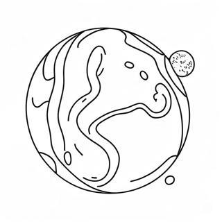 Pluto värityssivu | Pluto värityssivu