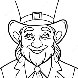 Pelottava Leprechaun Värityskuvat