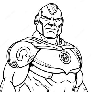 Darkseid värityssivu | Pimeys värityssivu