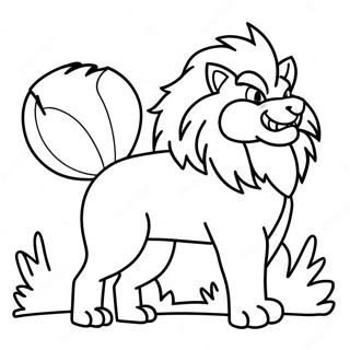 Arcanine värityssivu | Arcanine värityssivu