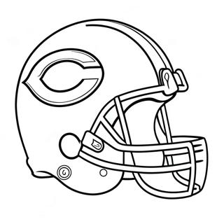Chicago Bears -logo värityssivu | Chicago Bears värityssivu