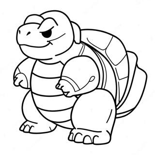 Blastoise Värittämissivu | Blastoise värityssivu