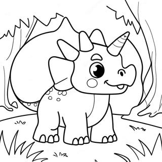 Triceratops Värityskuvat