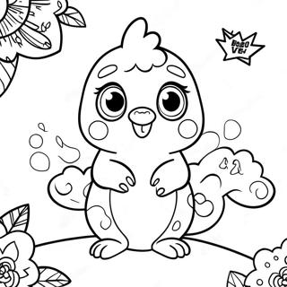 Hatchimal värityssivu | Hatchimal värityssivu