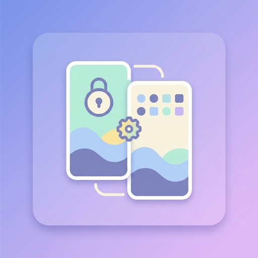 Lukitusnäyttö + Aloitusnäyttö -pari | wallpaper image tool preview